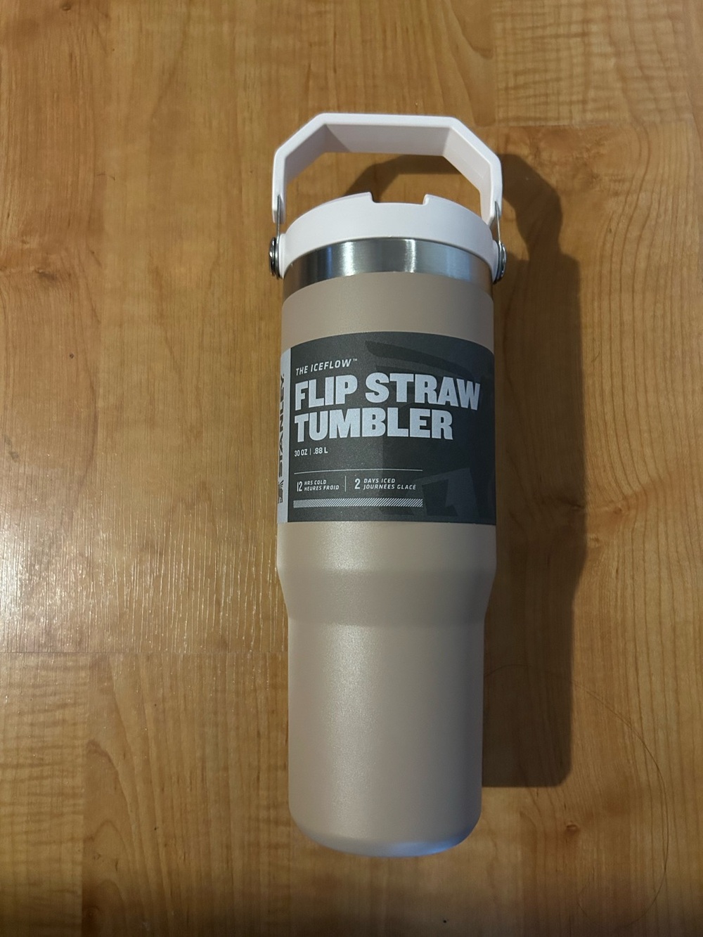 NWT Stanley 30 OZ Classic Flip Straw Tumbler Almond Rose